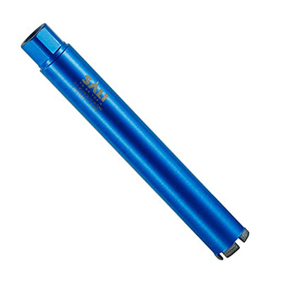 SALI Wet Diamond Core Drill Bits, Laser Welded Turbo Segment Core Bits with Multiple Diameters, Lengths & Thread Options for Concrete, Rebar, Brick, Block and Masonry Drilling