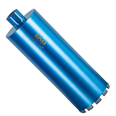 SALI Wet Diamond Core Drill Bits, Laser Welded Turbo Segment Core Bits with Multiple Diameters, Lengths & Thread Options for Concrete, Rebar, Brick, Block and Masonry Drilling