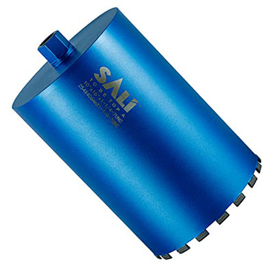 SALI Wet Diamond Core Drill Bits, Laser Welded Turbo Segment Core Bits with Multiple Diameters, Lengths & Thread Options for Concrete, Rebar, Brick, Block and Masonry Drilling