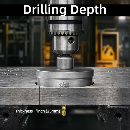 SALI 1-3/4"(45mm) TCT Hole Saw Kit with Titanium-Plated Pilot Drill for Metal & Stainless Steel