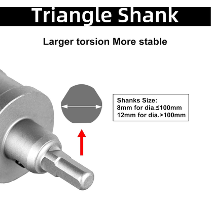 SALI 1" TCT Hole Saw Kit with Titanium-Plated Pilot Drill for Metal & Stainless Steel